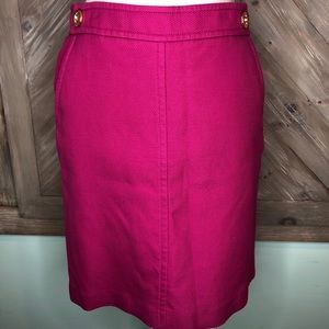 Like new! Talbots pink pencil skirt size 4P